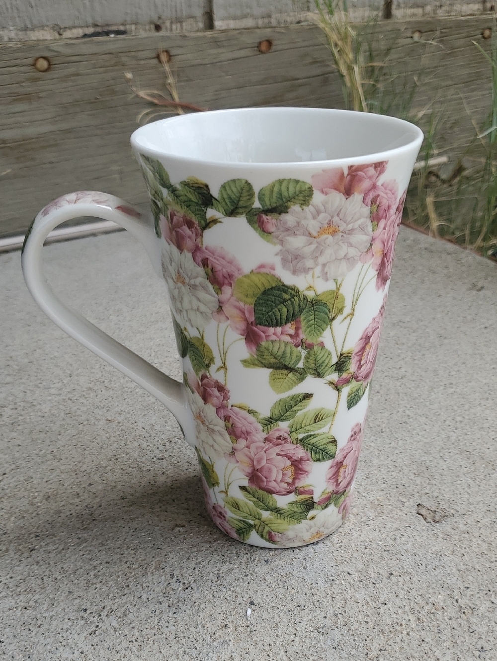 Kent Pottery Floral Ceramic Mug